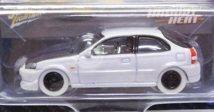 画像: 2018 JOHNNY LIGHTNING - IMPORT HEAT  "MIJO EXCLUSIVE" 【1998 HONDA CIVIC CUSTOM】WHITE/RR (WHITE LIGHTNING)