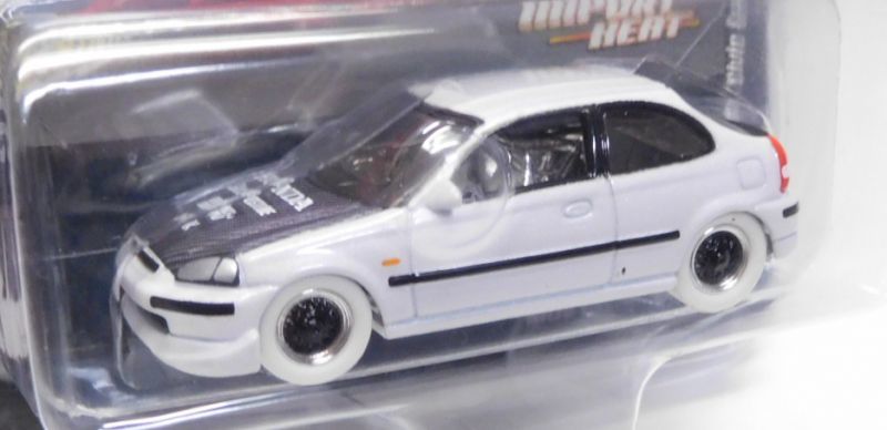 画像: 2018 JOHNNY LIGHTNING - IMPORT HEAT  "MIJO EXCLUSIVE" 【1998 HONDA CIVIC CUSTOM】WHITE/RR (WHITE LIGHTNING)