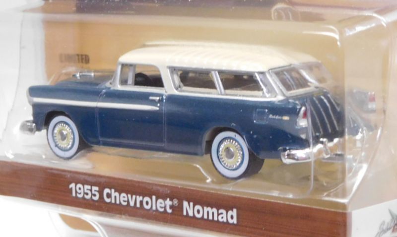 画像: 2018 GREENLIGHT ESTATE WAGON S1 【1955 CHEVROLET NOMAD】 DK.BLUE-CREAM/RR 