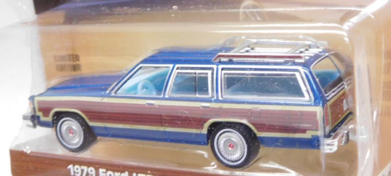 画像: 2018 GREENLIGHT ESTATE WAGON S1 【1979 FORD LTD COUNTRY SQUIRE】 BLUE-WOOD/RR 