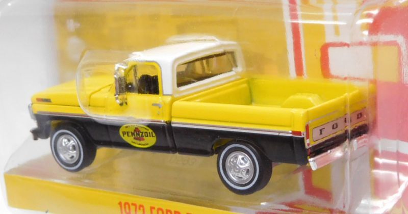 画像: 2018 GREENLIGHT RUNNING ON EMPTY S6 【1972 FORD F-100】 YELLOW-BLACK/RR (PENNZOIL)