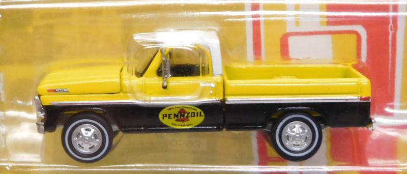 画像: 2018 GREENLIGHT RUNNING ON EMPTY S6 【1972 FORD F-100】 YELLOW-BLACK/RR (PENNZOIL)