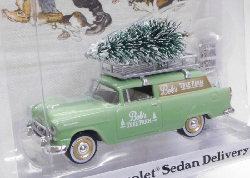 画像: 2018 GREENLIGHT NORMAN ROCKWELL S1 【1955 CHEVROLET SEDAN DELIVERY】 PALE GREEN/RR 