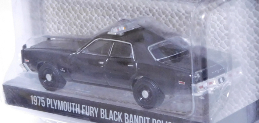 画像: 2018 GREENLIGHT BLACK BANDIT SERIES20 【1975 PLYMOUTH FURY BLACK BANDIT POLICE】 BLACK/RR