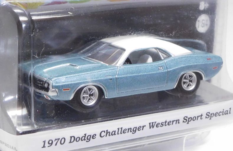 画像: 2018 GREENLIGHT HOBBY EXCLUSIVE 【1970 DODGE CHALLENGER "WESTERN SPORT SPECIAL"】 BLUEGRAY/RR