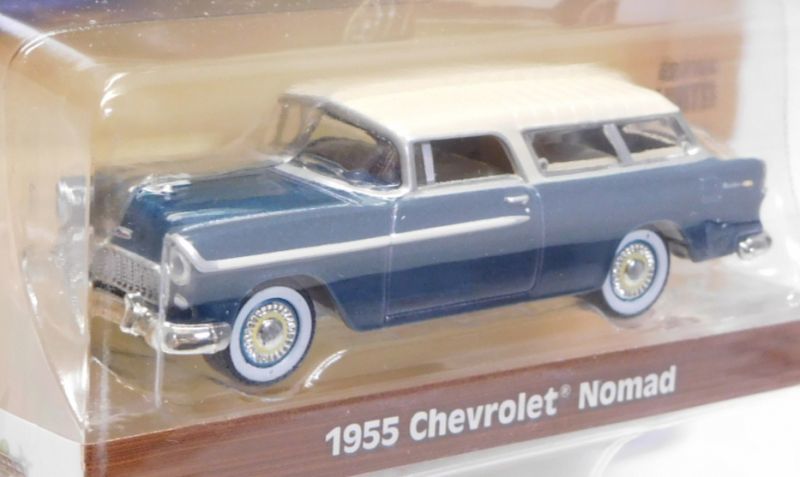 画像: 2018 GREENLIGHT ESTATE WAGON S1 【1955 CHEVROLET NOMAD】 DK.BLUE-CREAM/RR 