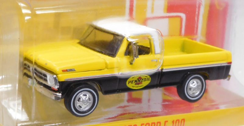 画像: 2018 GREENLIGHT RUNNING ON EMPTY S6 【1972 FORD F-100】 YELLOW-BLACK/RR (PENNZOIL)