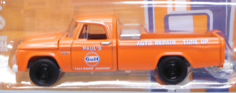 画像: 2018 GREENLIGHT RUNNING ON EMPTY S6 【1965 DODGE D-100】 ORANGE/RR (GULF)