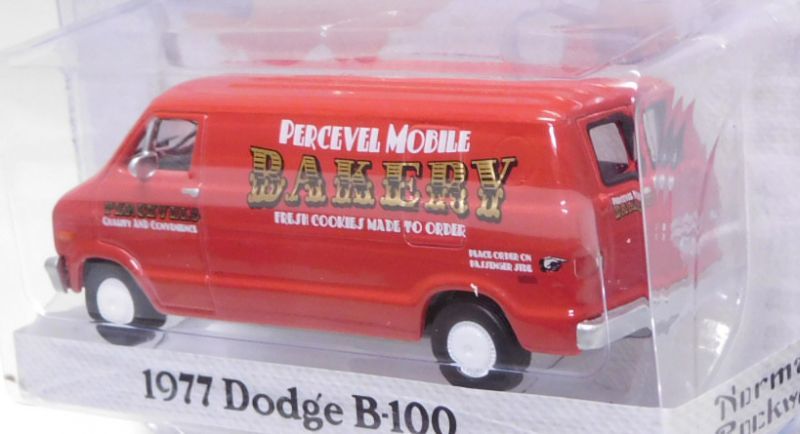 画像: 2018 GREENLIGHT NORMAN ROCKWELL S1 【1977 DODGE B100】 RED/RR 