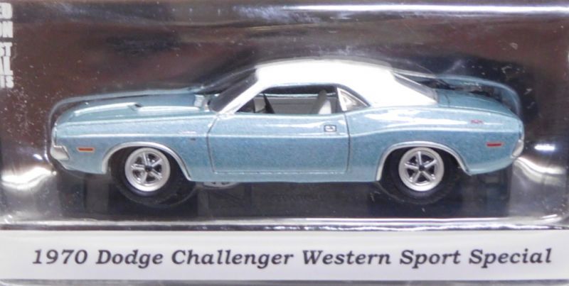 画像: 2018 GREENLIGHT HOBBY EXCLUSIVE 【1970 DODGE CHALLENGER "WESTERN SPORT SPECIAL"】 BLUEGRAY/RR