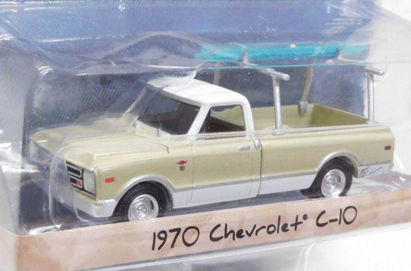 画像: 2018 GREENLIGHT BLUE COLLAR COLLECTION S4 【1970 CHEVROLET C-10】 PALE LT.GREEN-WHITE/RR 