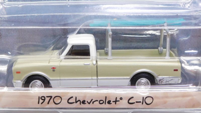 画像: 2018 GREENLIGHT BLUE COLLAR COLLECTION S4 【1970 CHEVROLET C-10】 PALE LT.GREEN-WHITE/RR 