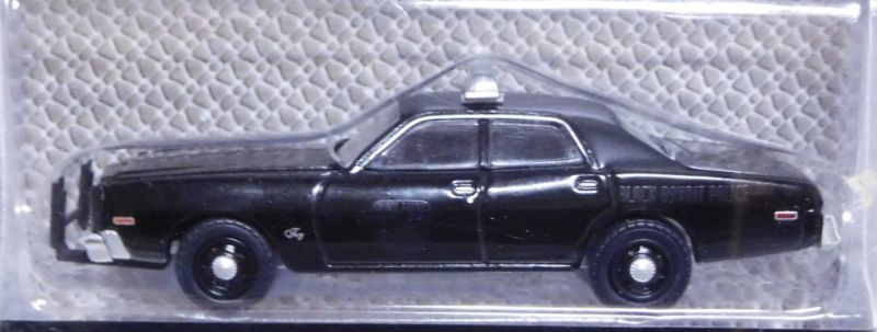 画像: 2018 GREENLIGHT BLACK BANDIT SERIES20 【1975 PLYMOUTH FURY BLACK BANDIT POLICE】 BLACK/RR