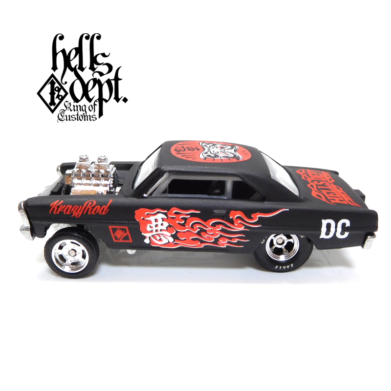 画像: HELLS DEPT 2019 - LOWERED B'STYLE 【'66 SUPER NOVA (カスタム完成品)】FLAT BLACK/RR（送料サービス適用外）