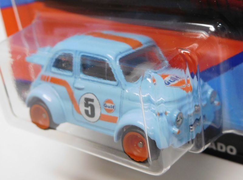 画像: 2019 HW CAR CULTURE "GULF RACING" 【'60s FIAT 500D MODIFICADO】 LT.BLUE/RR