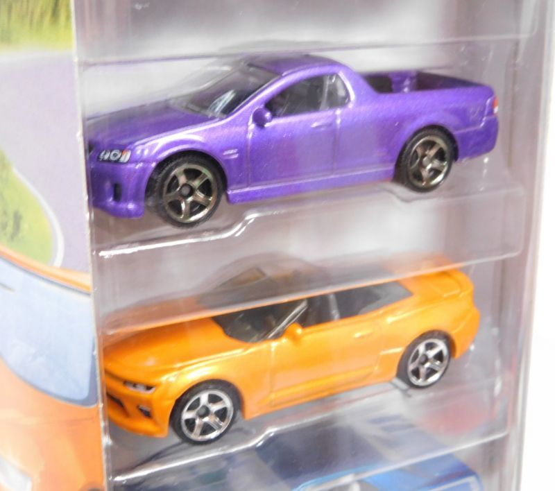 画像: 2019 MATCHBOX 5PACK 【BLUE HIGHWAYS】Mercedes-Benz SLR McLaren/'08 Holden VE Ute SSV/'16 Chevy Camaro Convertible/'70 Plymouth Cuda/Porsche Panamera