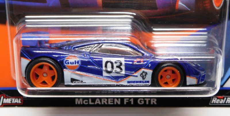 画像: 2019 HW CAR CULTURE "GULF RACING" 【McLAREN F1 GTR】 DK.BLUE/RR