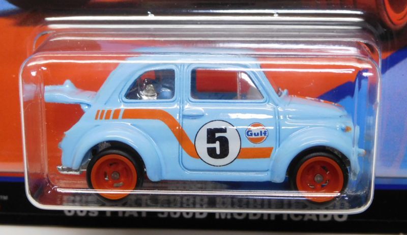 画像: 2019 HW CAR CULTURE "GULF RACING" 【'60s FIAT 500D MODIFICADO】 LT.BLUE/RR