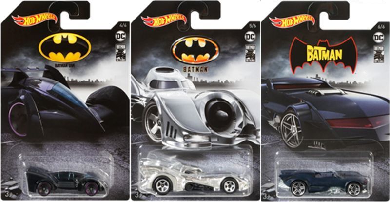 画像: 2019 BATMAN 80th ANNIVERSARY 【6種セット】'11 DODGE CHARGER R/T/BvS BATMOBILE/THE BAT/BATMAN LIVE BATMOBILE/CHROME BATMOBILE/THE BATMAN BATMOBILE