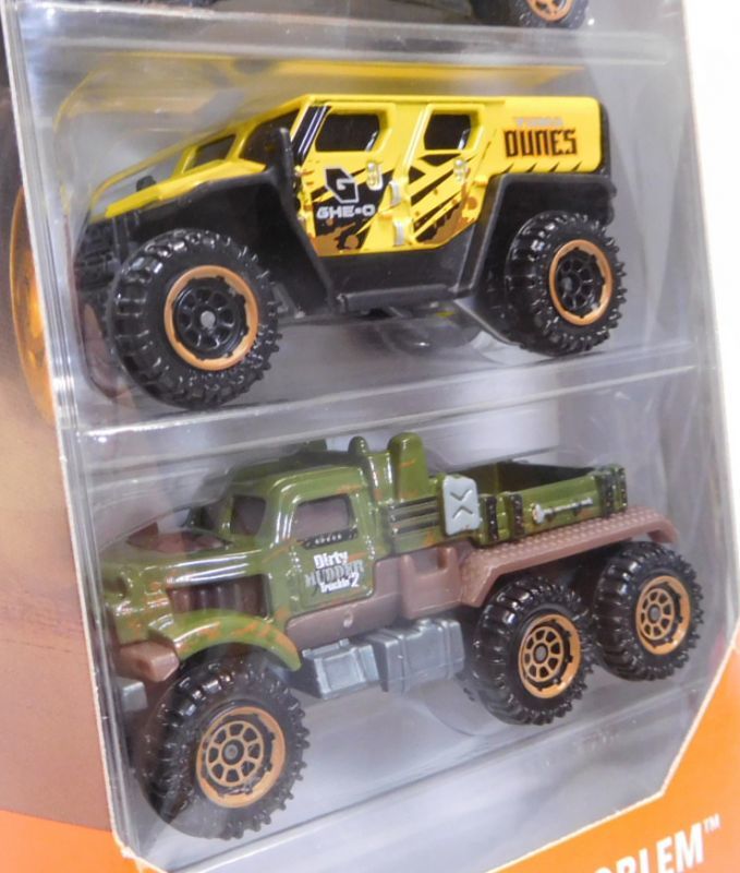 画像: 2019 MATCHBOX 5PACK 【NO ROAD, NO PROBLEM】Jeep Willys 4x4/Volkswagen Beetle 4x4(GULF)/Jeep Gladiator/GHE-O Rescue/Road Mauler 