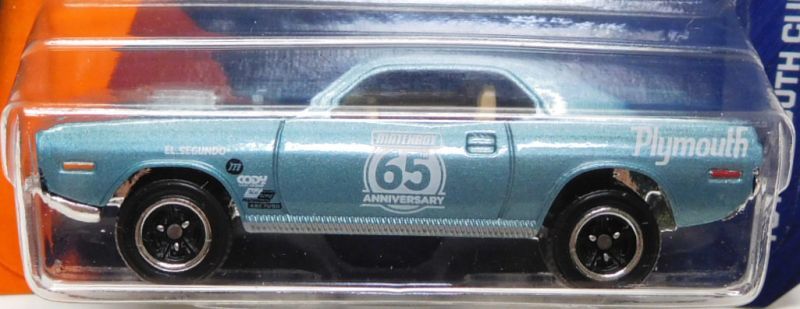 画像: 2018 MATCHBOX 65th ANNIVERSARY 【'70 PLYMOUTH CUDA】  BLUESILVER (CHAESE)(予約不可）