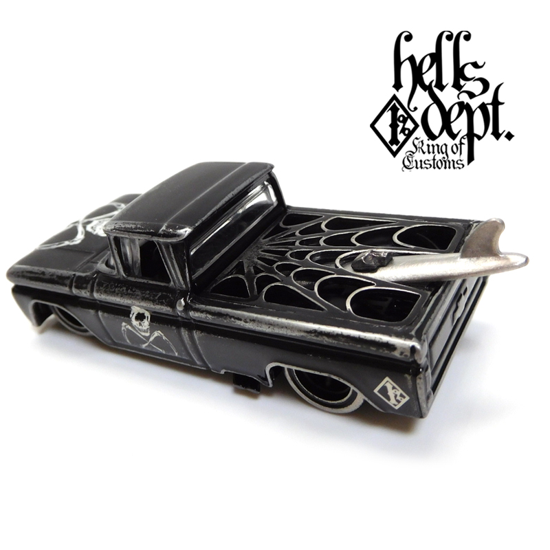 画像: 【ご予約】PRE-ORDER - HELLS DEPT 2019 - JDC13 【"SKULL CUSTOM" '62 CHEVY PICKUP (カスタム完成品)】BLACK/RR（送料サービス適用外）(3月中旬頃入荷予定）