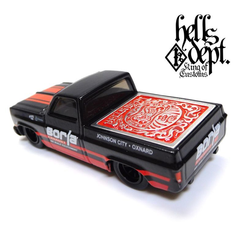 画像: HELLS DEPT 2019 - JDC13 【'83 CHEVY SILVERADO with "DARUMA"トノカバー (カスタム完成品)】BLACK/RR（送料サービス適用外）