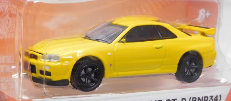 画像: 2018 GREENLIGHT TOKYO TORQUE S4 【2001 NISSAN SKYLINE GT-R (BNR34)】 YELLOW/RR