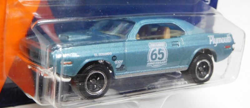 画像: 2018 MATCHBOX 65th ANNIVERSARY 【'70 PLYMOUTH CUDA】  BLUESILVER (CHAESE)(予約不可）