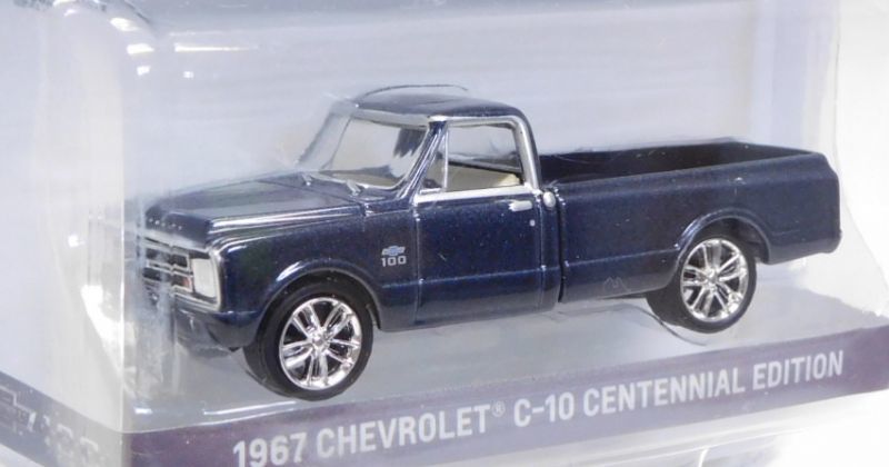 画像: 2018 GREENLIGHT HOBBY EXCLUSIVE 【"CHEVROLET TRUCKS 100 YEARS" 1967 CHEVROLET C-10 CENTENNIAL EDITION】 NAVY/RR