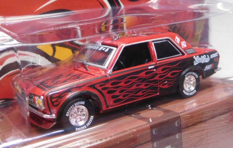 画像: 2018 GREENLIGHT "HELLS DEPT EXCLUSIVE" 【"限定デザインシート付” DATSUN 510 (109天狗）】 RED/RR （送料サービス適用外）