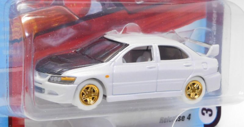 画像: 2018 JOHNNY LIGHTNING - CLASSIC GOLD COLLECTION R4B 【2004 MITSUBISHI LANCER EVOLUTION】 WHITE/RR (WHITE LIGHTNING)