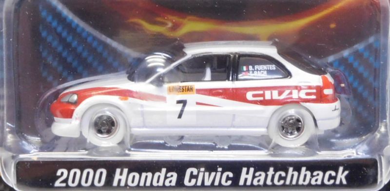 画像: 2018 JOHNNY LIGHTNING - 2PACK 【"IMPORT HEAT" 2004 MITSUBISHI LANCER EVOLUTION/2000 HONDA CIVIC HATCHBACK】 WHITE/RR (WHITE LIGHTNING)