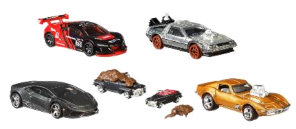 画像: 2019 RETRO ENTERTAINMENT 【Mアソート FAVORITES 5種セット】ACURA NSX GT3(ADVAN)/BACK TO THE FUTURE - 1955/LAMBORGHINI HURACAN COUPE/FORD SUPER DE LUXE/68 CORVETTE - GAS MONKEY GARAGE(予約不可）