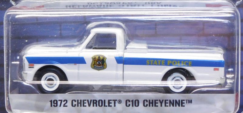 画像: 2019 GREENLIGHT HOT PURSUIT S29 【1972 CHEVROLET C10 CHEYENNE】 WHITE/RR (DELAWARE STATE POLICE)