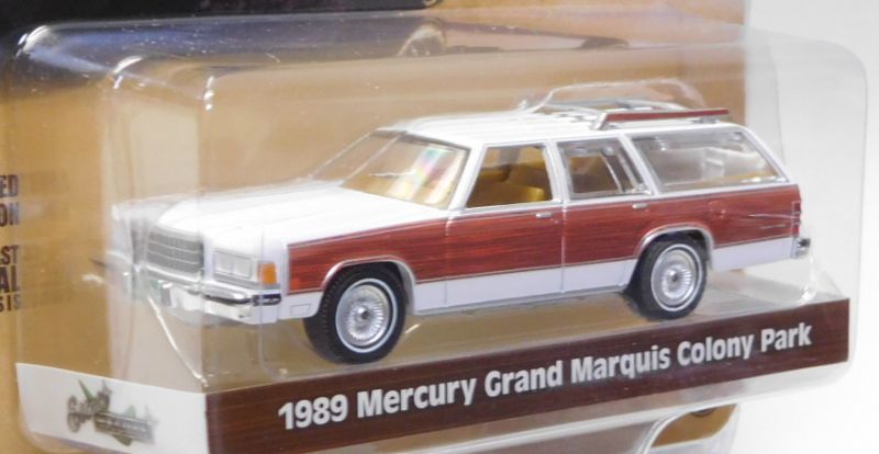 画像: 2019 GREENLIGHT ESTATE WAGON S2 【1989 MERCURY GRAND MARQUIS COLONY PARK】 WHITE-WOOD/RR 