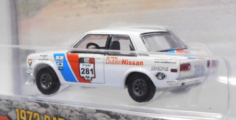 画像: 2019 GREENLIGHT ALL-TERRAIN S7 【1972 DATSUN 510 RALLY】  WHITE/RR