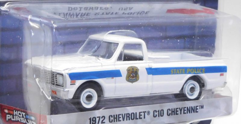 画像: 2019 GREENLIGHT HOT PURSUIT S29 【1972 CHEVROLET C10 CHEYENNE】 WHITE/RR (DELAWARE STATE POLICE)