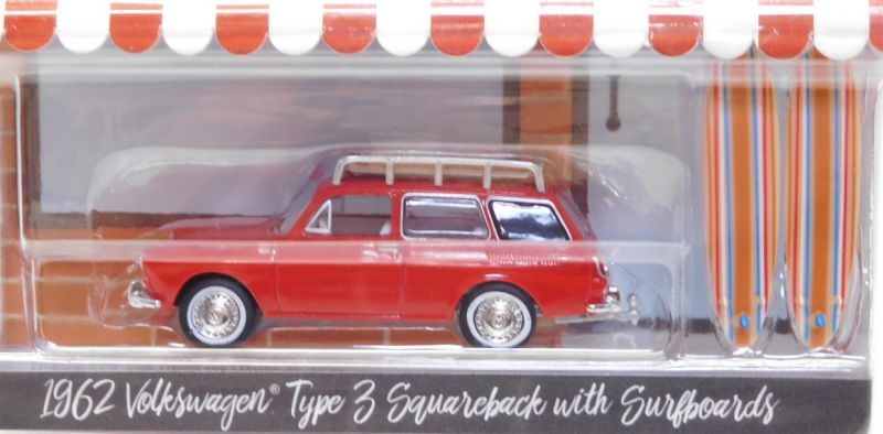 画像: 2019 GREENLIGHT THE HOBBY SHOP S5 【1962 VOLKSWAGEN TYPE 3 SQUAREBACK with SURFBOARDS】 RED/RR