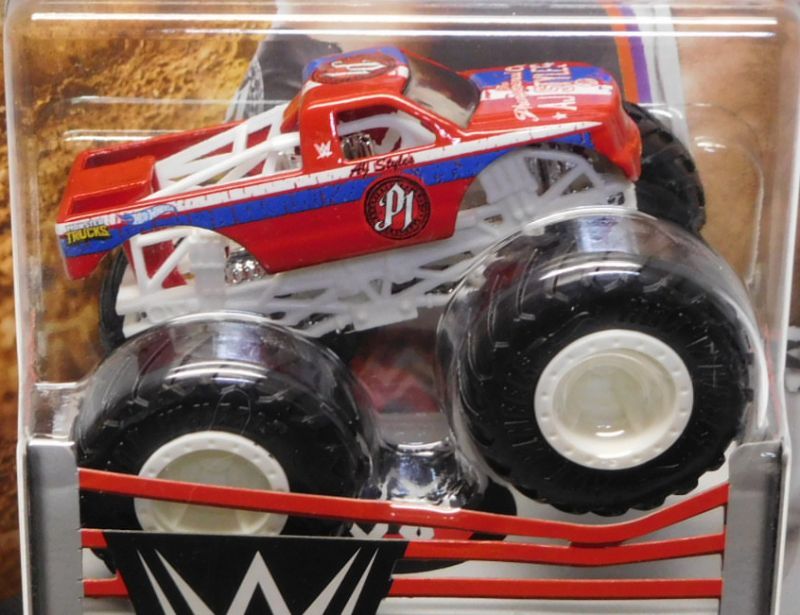 画像: 2019 HW MONSTER TRUCKS! "WWE"【AJ STYLES】 RED