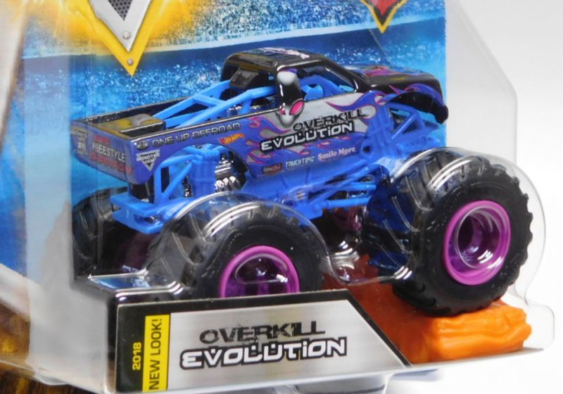 画像: 2018 MONSTER JAM includes RE-CRUSHABLE CAR! 【OVERKILL EVOLUTION】 BLACK(EPIC ADDITIONS)(2018 NEW LOOK!)