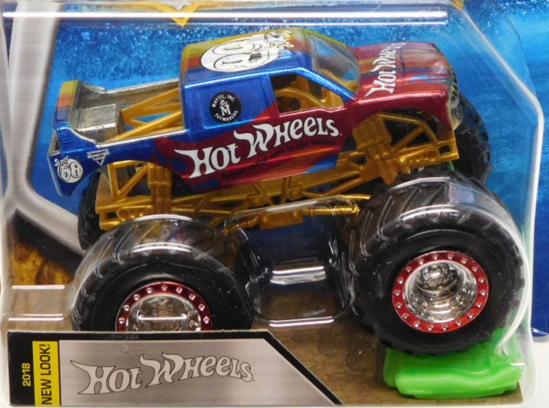 画像: 2018 MONSTER JAM includes RE-CRUSHABLE CAR! 【TEAM HOT WHEELS】 SPEC.RACE TEAM BLUE-RED (EPIC ADDITIONS)(2018 NEW LOOK!)