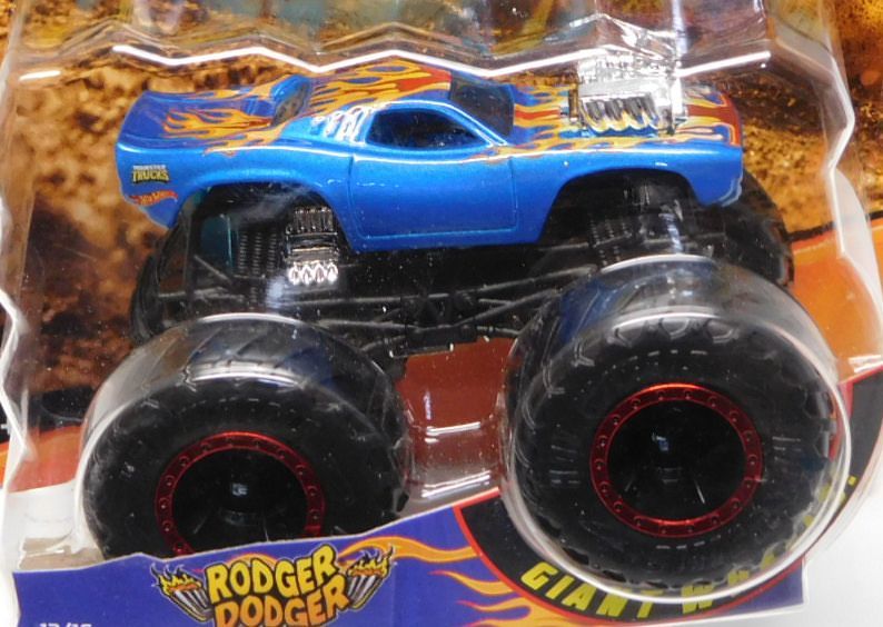 画像: 2018 HW MONSTER TRUCKS! 【RODGER DODGER】 BLUE (includes COLLECTABLE WHEEL!)