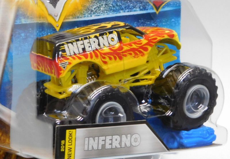 画像: 2018 MONSTER JAM includes RE-CRUSHABLE CAR! 【INFERNO】 YELLOW-BLACK (FLASH BACK)(2018 NEW LOOK!)