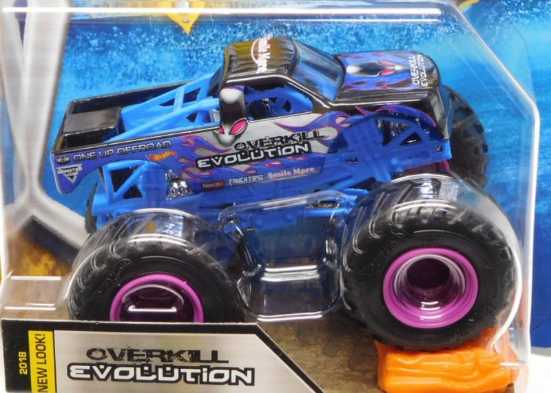 画像: 2018 MONSTER JAM includes RE-CRUSHABLE CAR! 【OVERKILL EVOLUTION】 BLACK(EPIC ADDITIONS)(2018 NEW LOOK!)