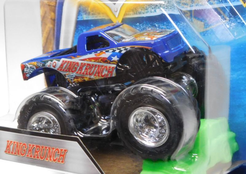 画像: 2018 MONSTER JAM includes RE-CRUSHABLE CAR! 【KING KRUNCH】 BLUE (FLASH BACK)