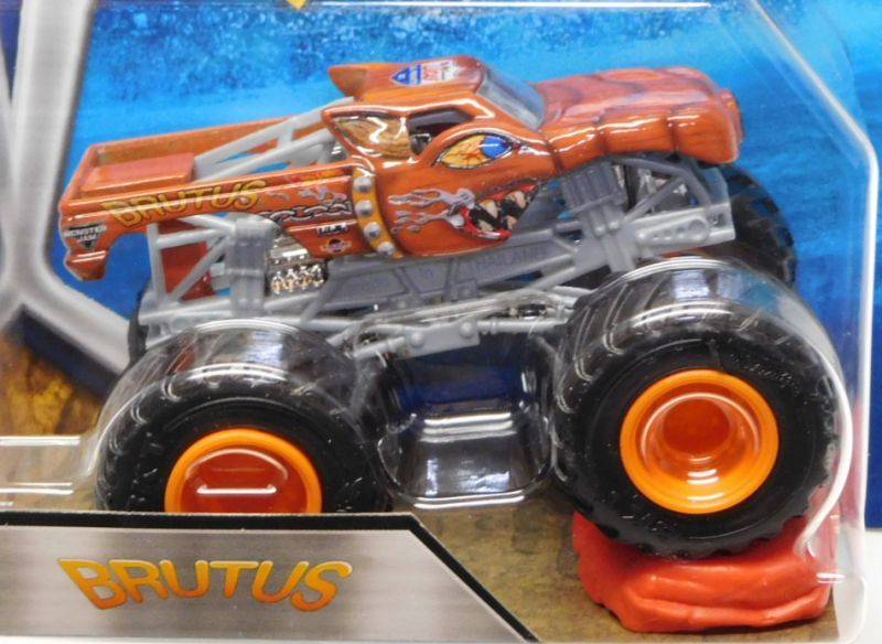 画像: 2018 MONSTER JAM includes RE-CRUSHABLE CAR! 【BRUTUS】 BROWN (MJ DOG POUND)