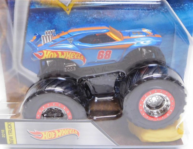 画像: 2018 MONSTER JAM includes RE-CRUSHABLE CAR! 【TEAM HOT WHEELS】 RACE TEAM BLUE (EPIC ADDITIONS)(2018 NEW TRUCK!)