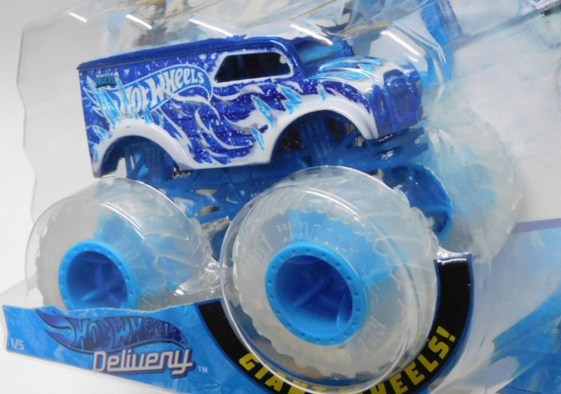 画像: 2019 HW MONSTER TRUCKS! "BLIZZARD BASHERS"【HOT WHEELS DELIVERY (DAIRY DELIVERY)】 MET.BLUE (includes COLLECTABLE FLAGL!)