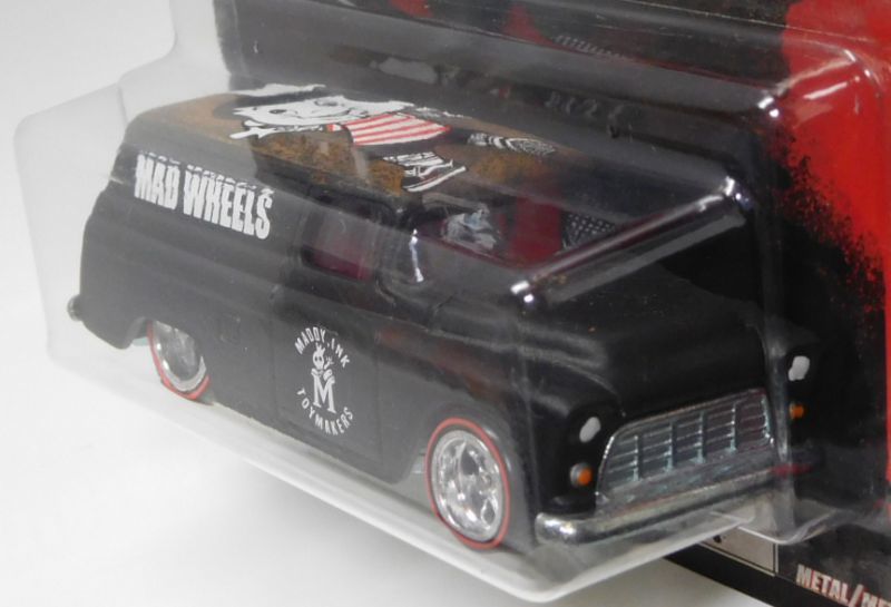 画像: MAD WHEELS (マッドホイール） 【'55 CHEVY PANEL (カスタム完成品）】FLAT BLACK/RR （送料サービス適用外） 